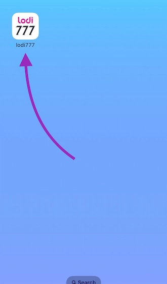 Step 5: The system automatically downloads the lodi777 app.